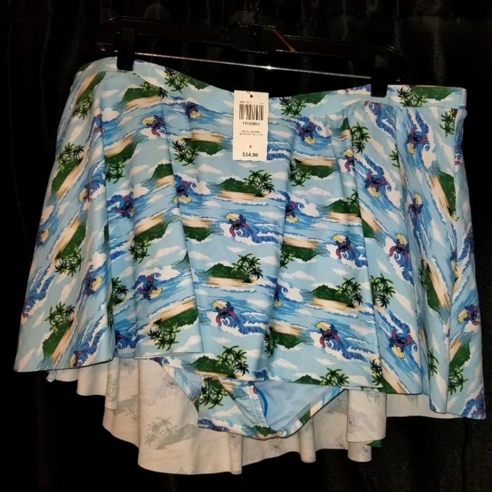 Disney Stitch women's swim skirt - size 4